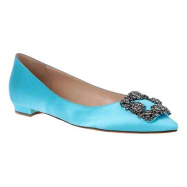 Manolo Blahnik Hangisi cloth flats