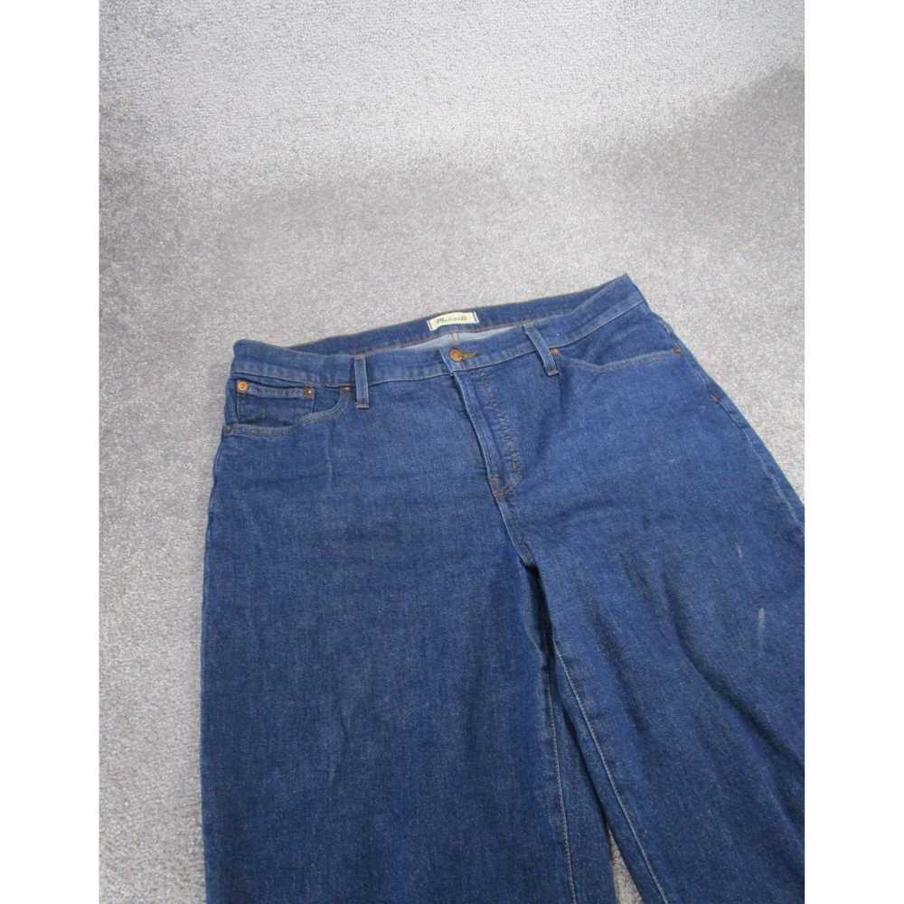 Madewell Authentic Petite Fit Wide Leg Dark Wash … - image 3