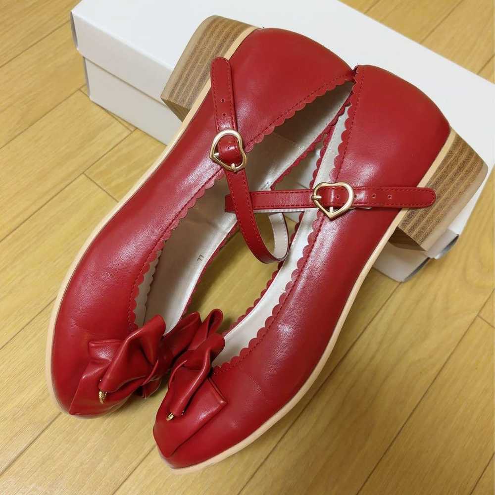 BABY Lil Ribbon Shoes LL Red - image 9