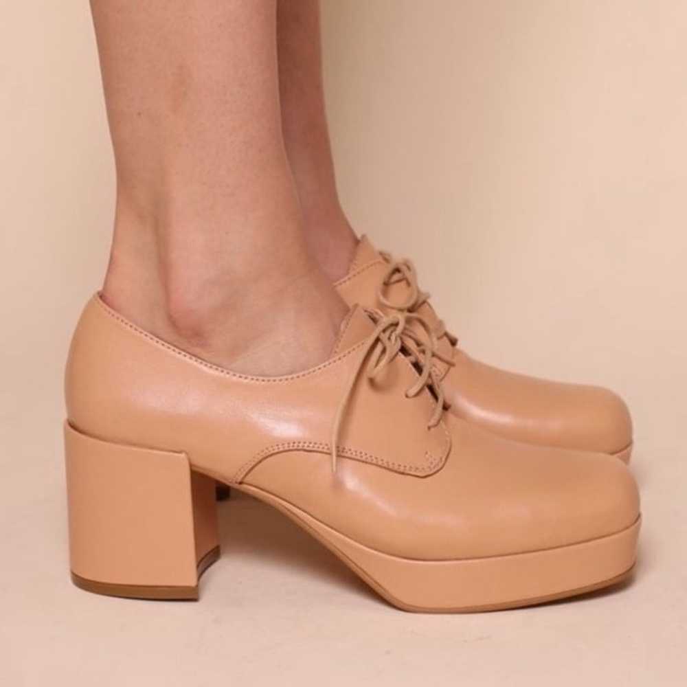 INTENTIONALLY BLANK Clay Albany Leather Lace Up P… - image 2