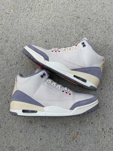 Jordan Brand × Nike Air Jordan 3 Retro Muslin/Red… - image 1