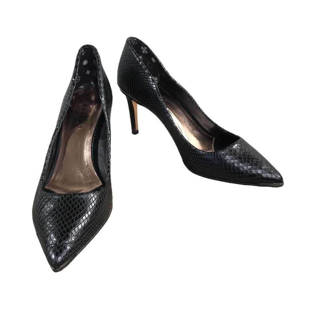 TED BAKER LONDON Pump Women Sz 8 Embossed Pointed… - image 11