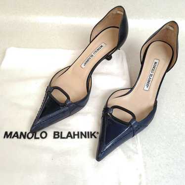 Manolo Blahnik pumps, size 23.5cm, pointed toe, n… - image 1