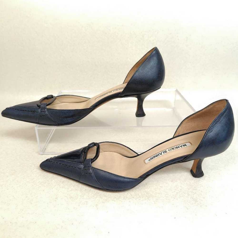 Manolo Blahnik pumps, size 23.5cm, pointed toe, n… - image 2