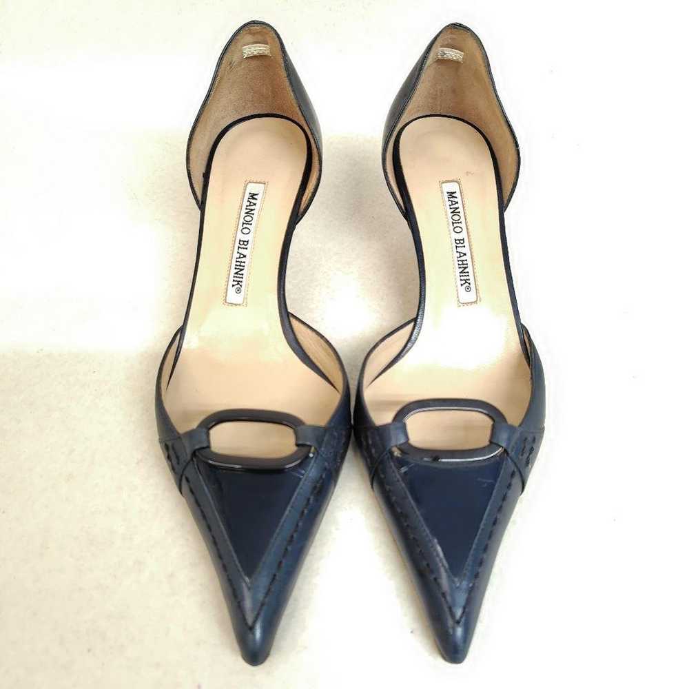 Manolo Blahnik pumps, size 23.5cm, pointed toe, n… - image 4