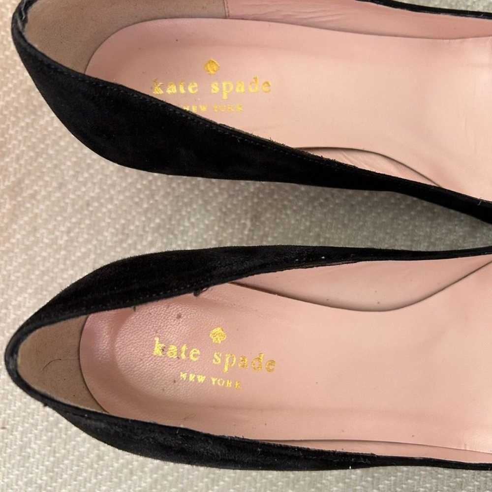 Kate Spade Melanie Glitter Kitten Pumps - image 8