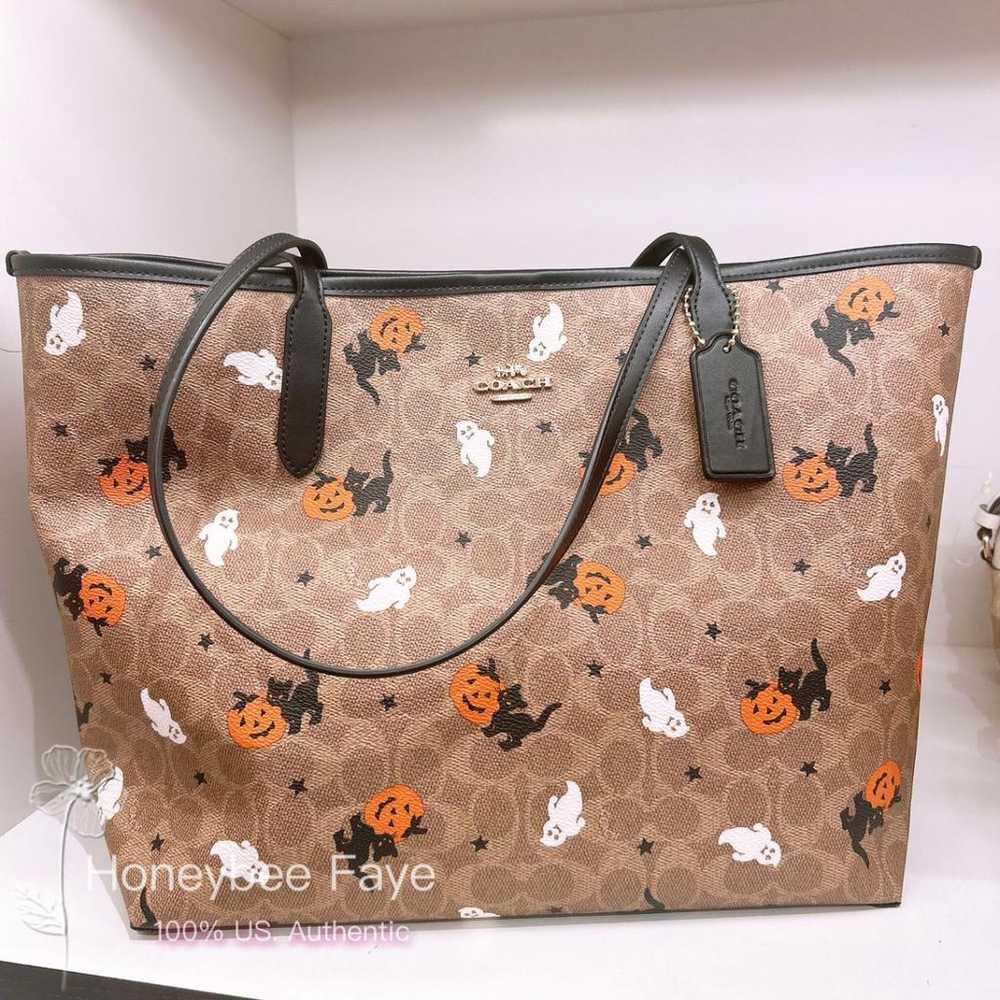 Coach CITY ZIP TOTE leather tote - image 3