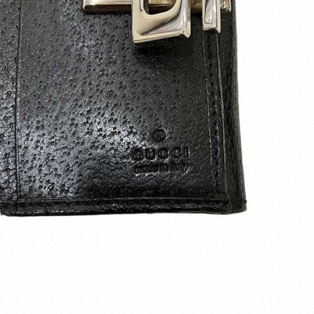 Gucci Gucci Gucci Leather G Clip Bifold Wallet Le… - image 4