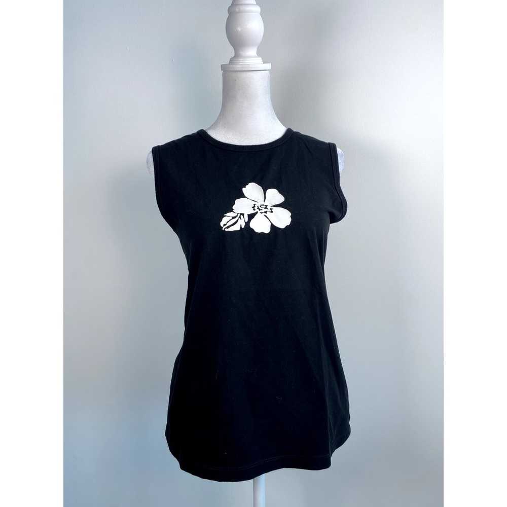 Vintage Black Jones New York Sport Sleeveless Flo… - image 5