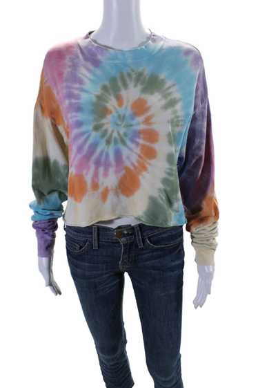 Daydreamer Womens Long Sleeve Crew Neck Tye Dye Sw