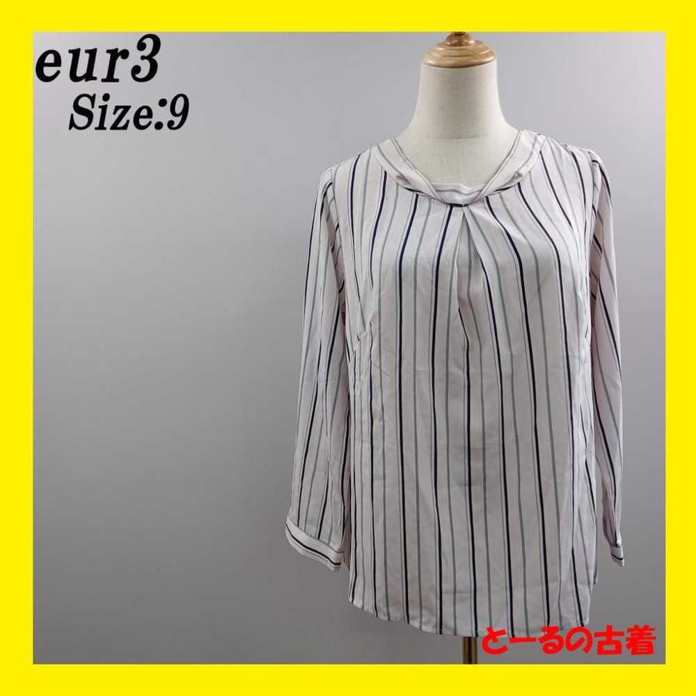 Eurcube top, women's long-sleeved cut-and-sewn, s… - image 1