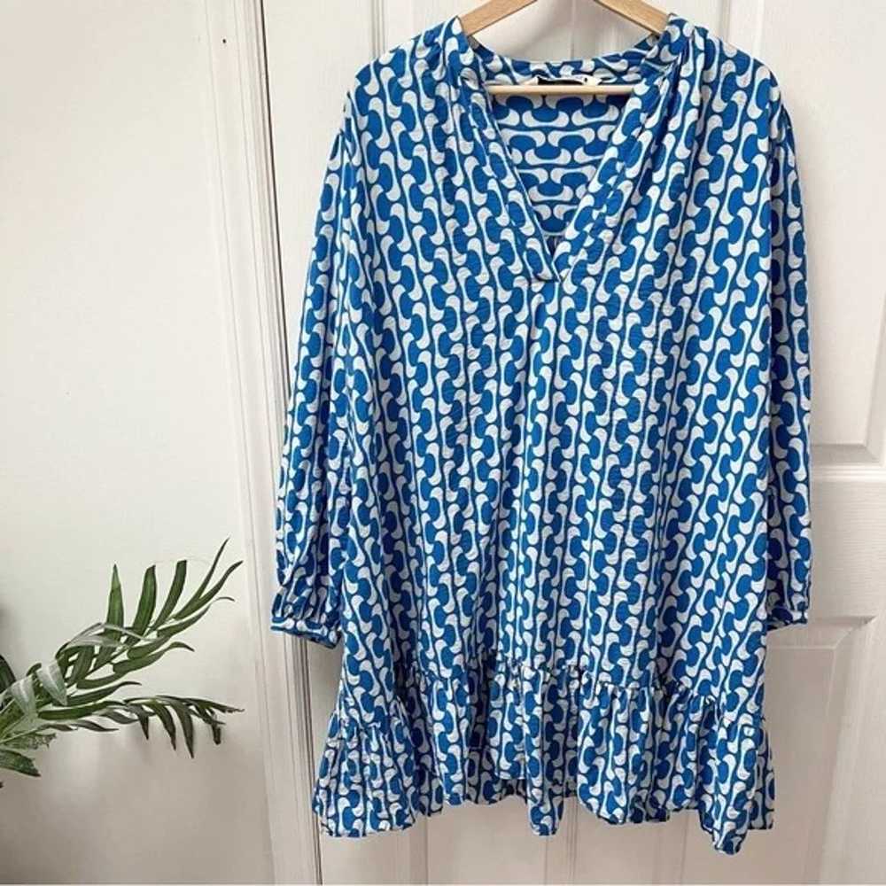 Zara The Paula Dress in Blue/white - image 1