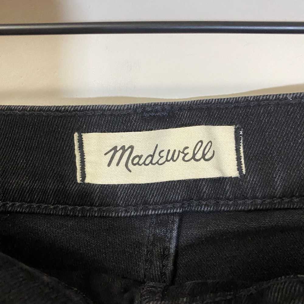 Madewell High-Rise Denim Shorts Black Raw Hem Hig… - image 6