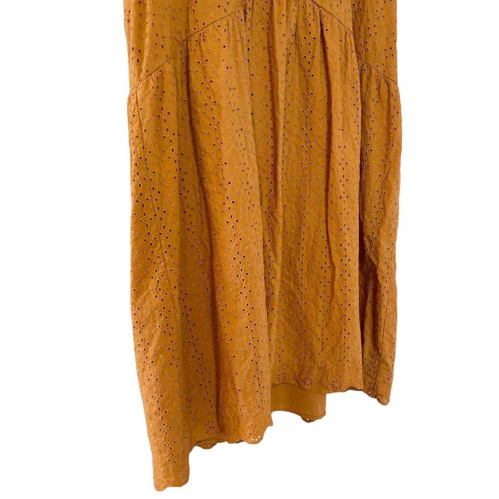 Women's Knox Rose mustard yellow ruffle sleeve ey… - image 5