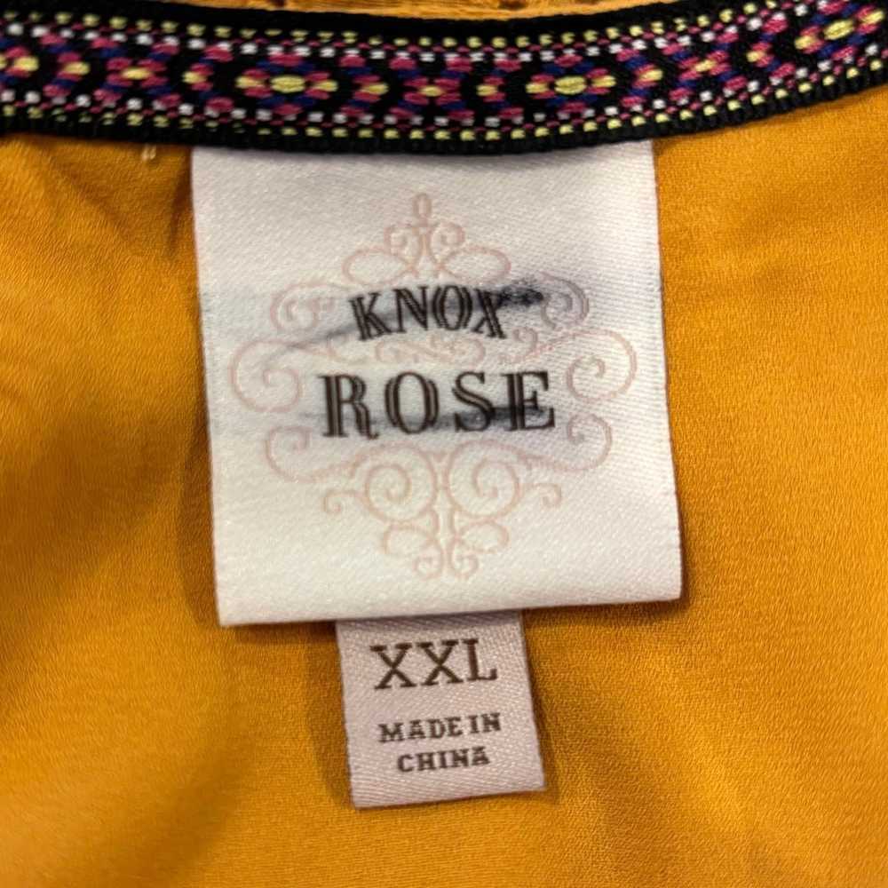 Women's Knox Rose mustard yellow ruffle sleeve ey… - image 8