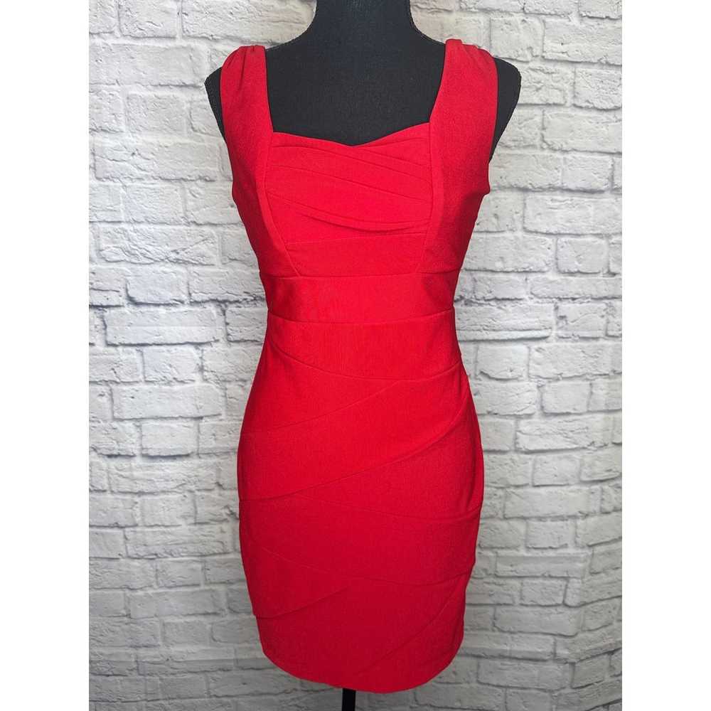 Ruby Rox Women's Red Bodycon Mini Party Dress Siz… - image 1