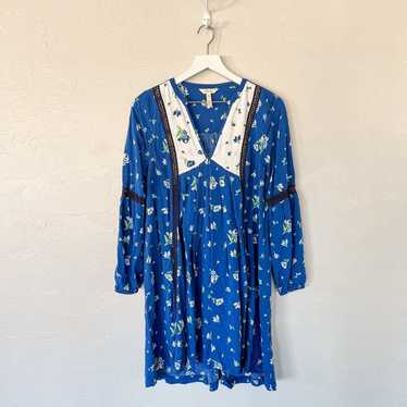 Matilda Jane Blue Floral Day Tripping Dress Small