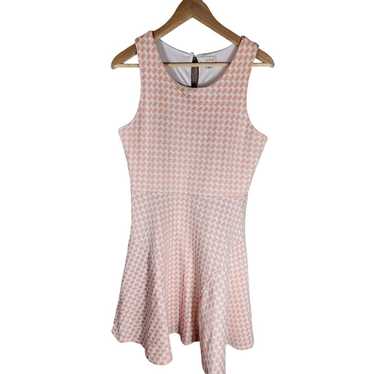 PIXLEY Orange Peach Retro Fit Flare Sleeveless Key