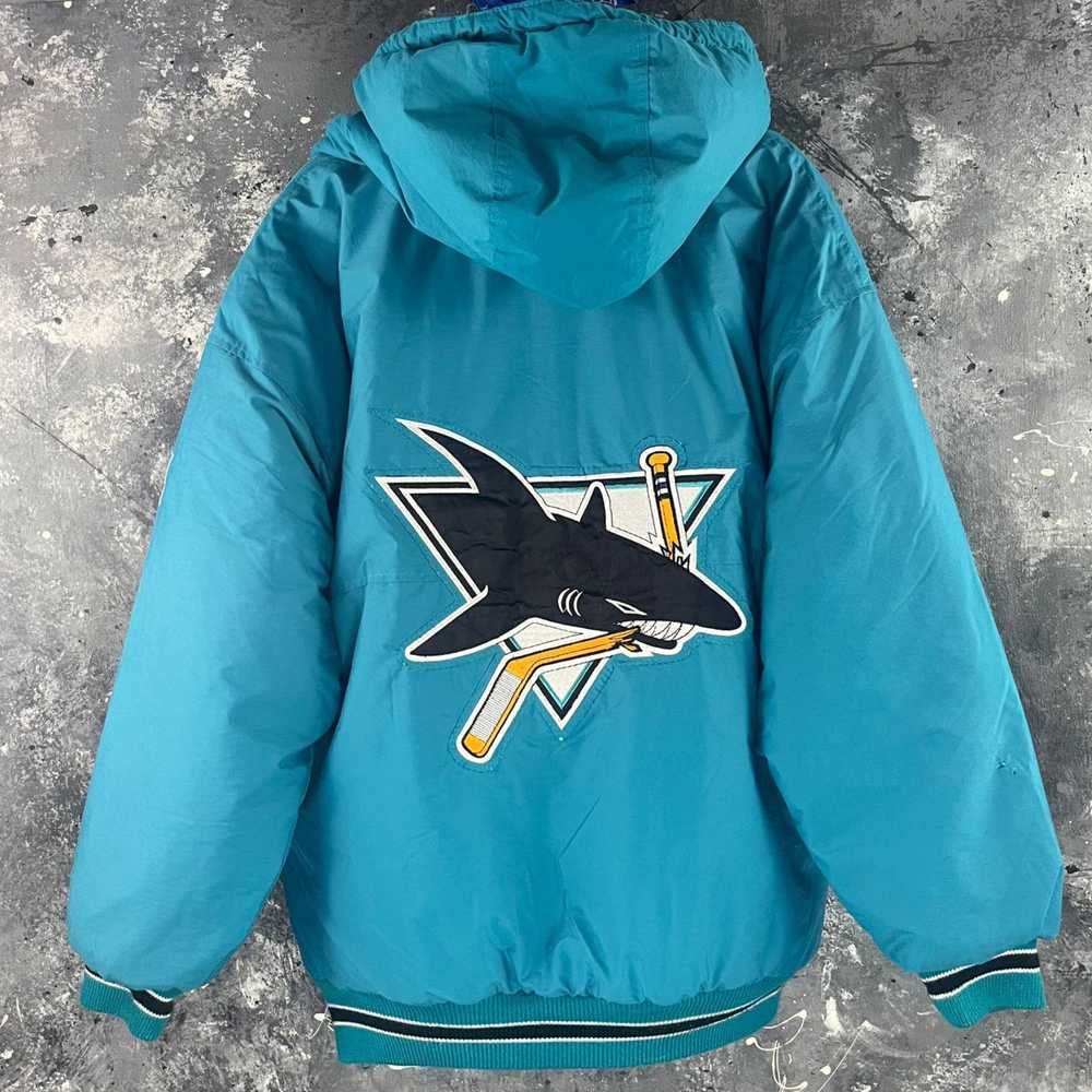 NHL × Starter × Vintage Vintage San Jose Sharks j… - image 2