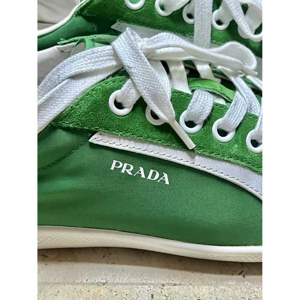 Prada Leather low trainers - image 2