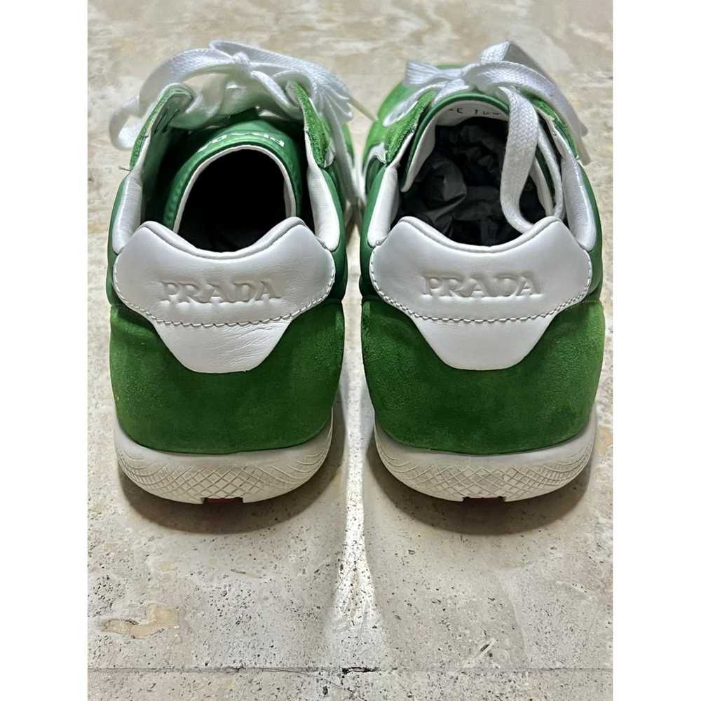 Prada Leather low trainers - image 4