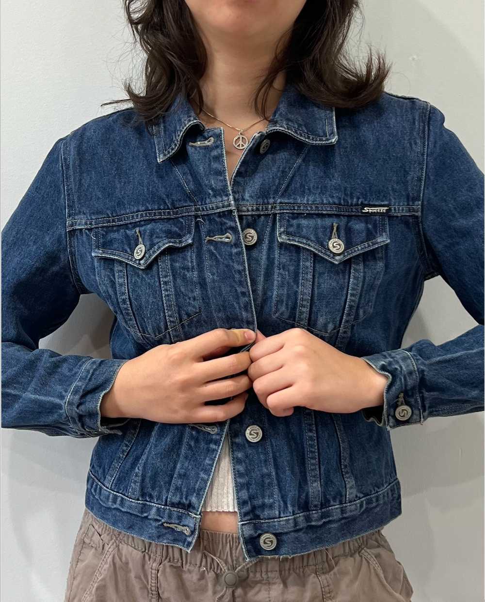 90's "Squeeze" Denim Jacket - image 3