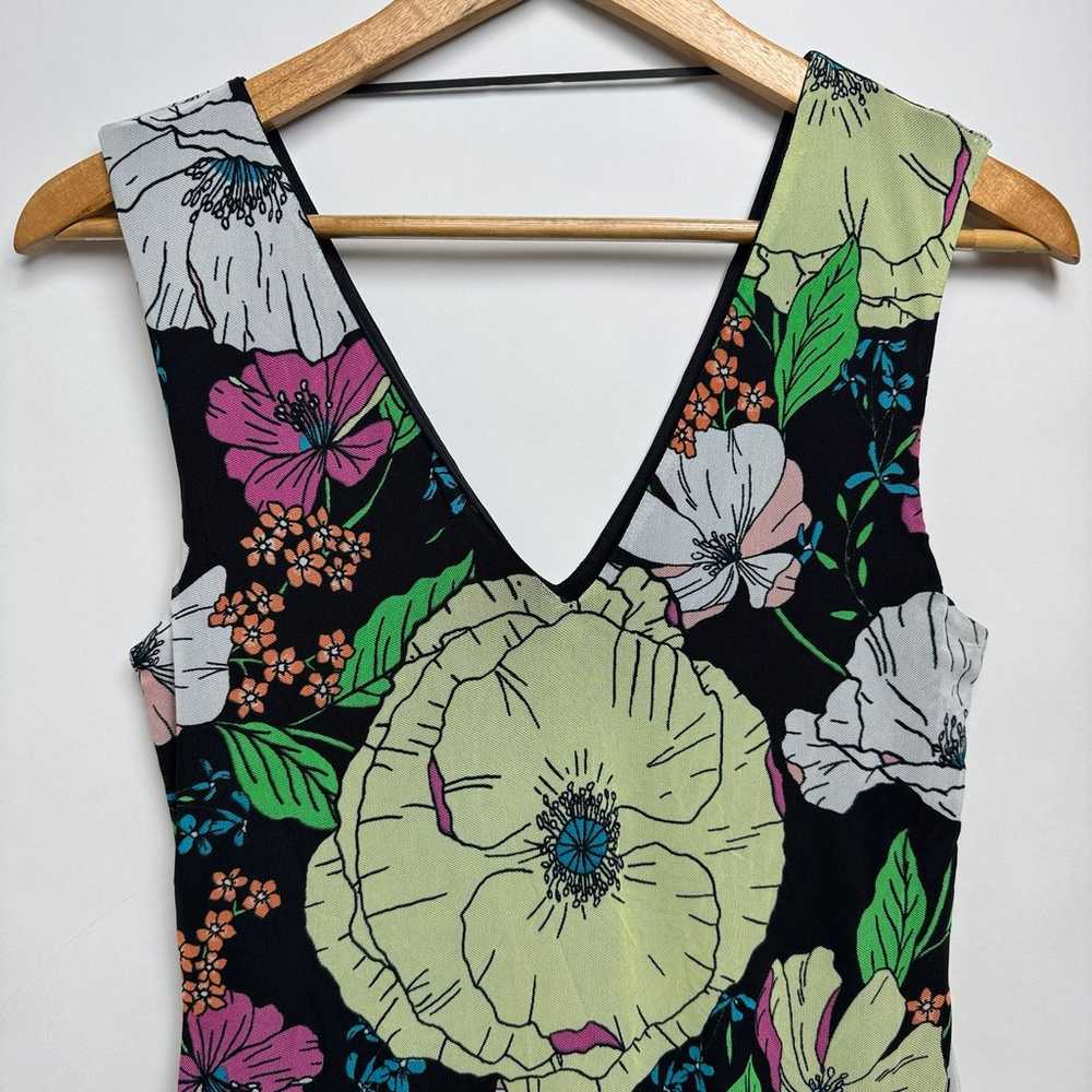 AFRM Size M Ariana Sleeveless Floral Dress Vneck … - image 2