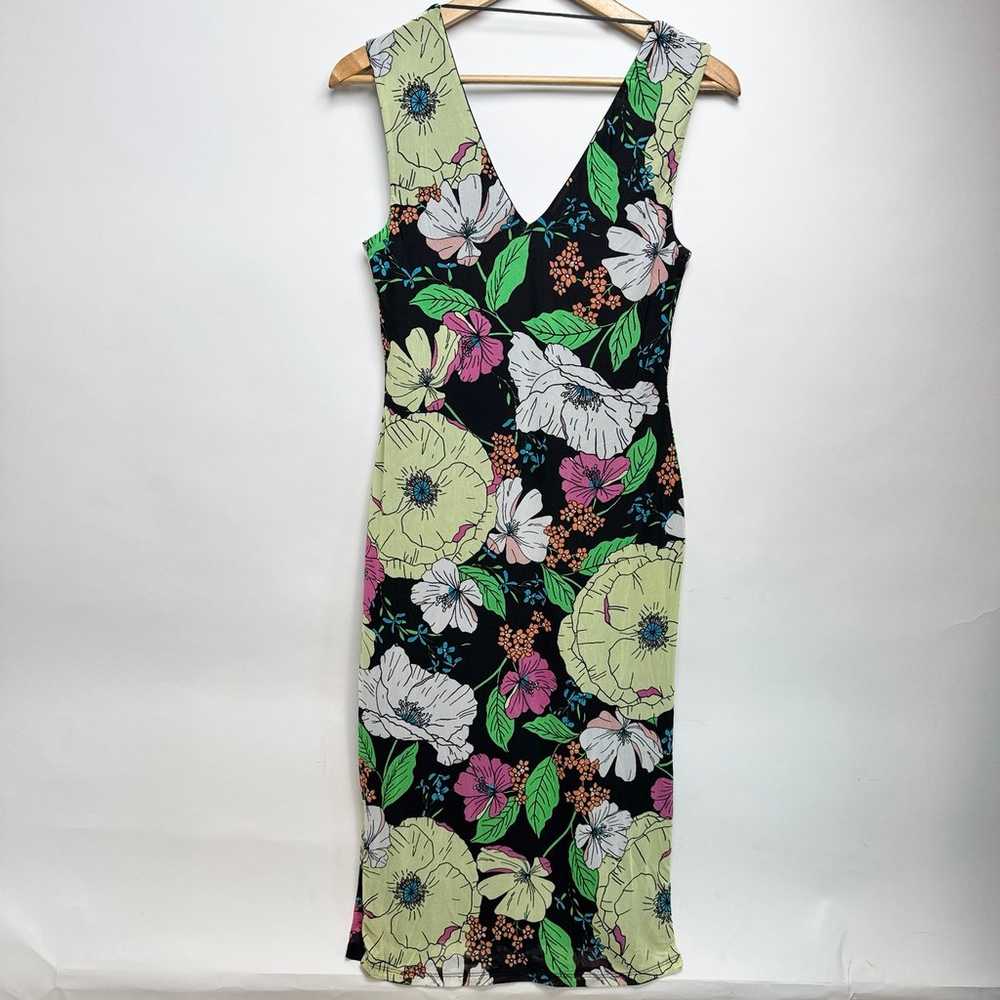 AFRM Size M Ariana Sleeveless Floral Dress Vneck … - image 4