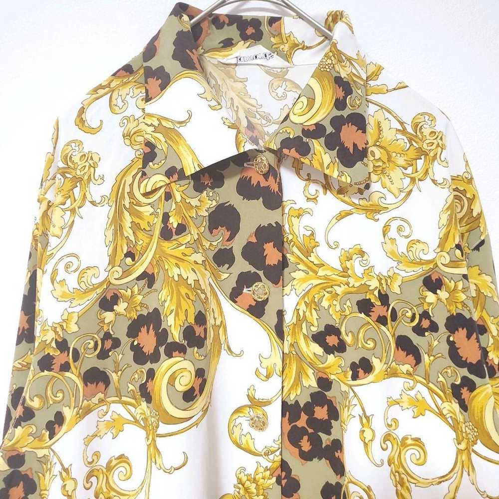 Quartz scarf, scarf shirt, all-over pattern, ecce… - image 3