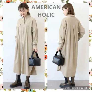 AMERICAN HOLIC Cotton T-shirt Dress