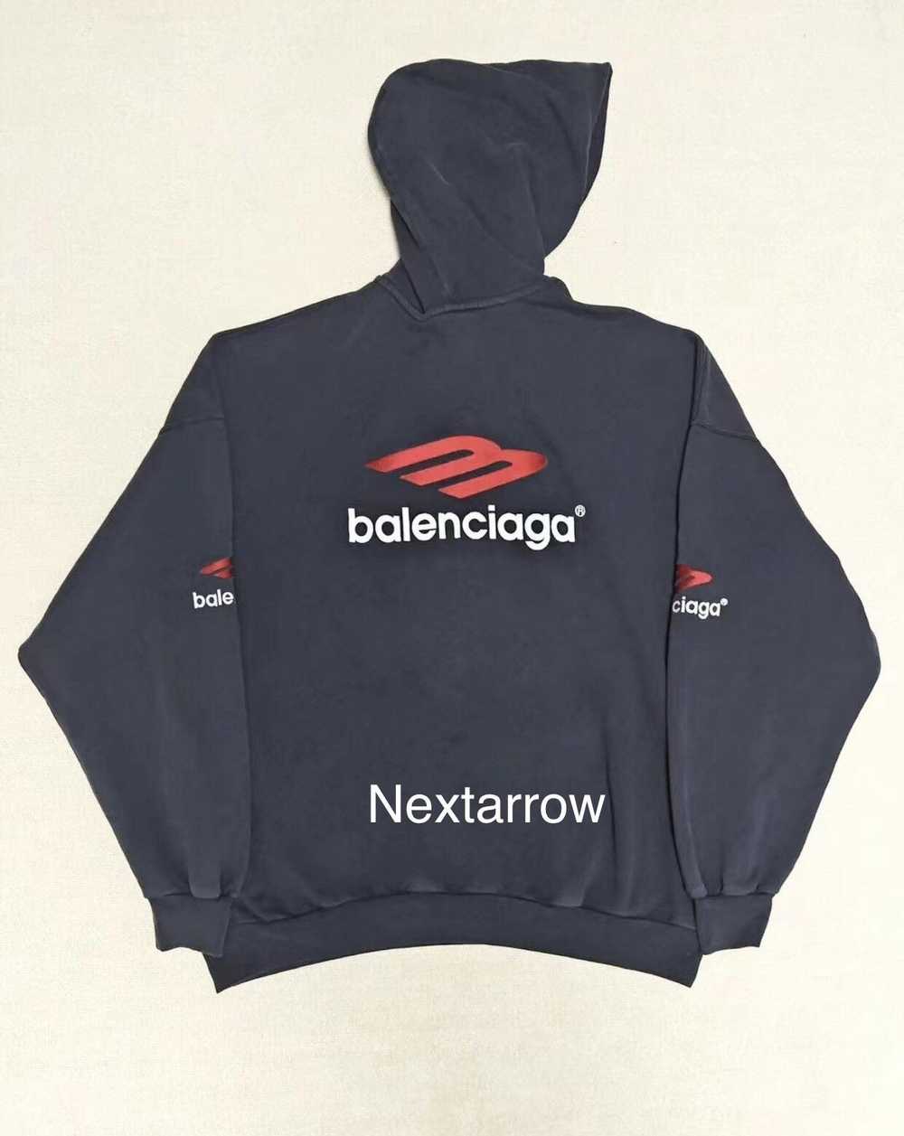 Balenciaga Balenciaga 23fw black hooded sweatshirt - image 2