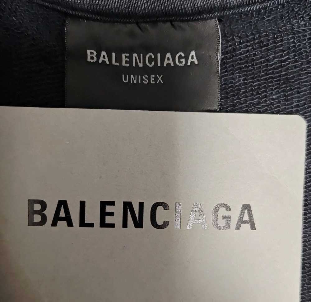 Balenciaga Balenciaga 23fw black hooded sweatshirt - image 5