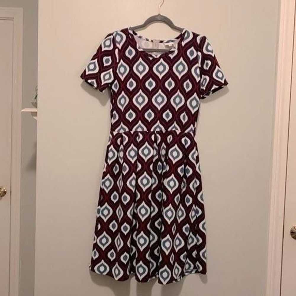 Patterned 'Amelia' Lularoe Dress - image 1