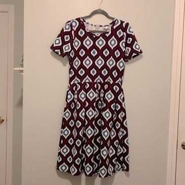 Patterned 'Amelia' Lularoe Dress - image 1