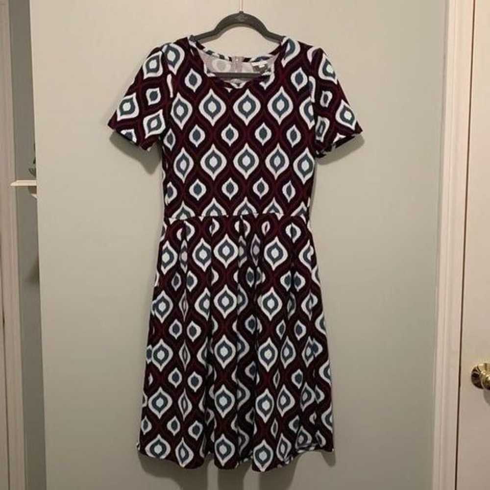 Patterned 'Amelia' Lularoe Dress - image 2