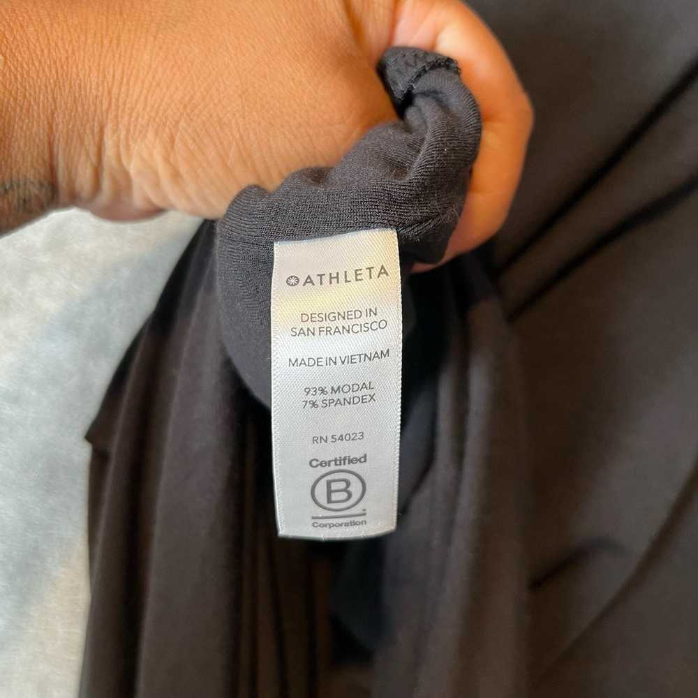 Athleta Sz Small Black Santorini Thera Travel Ath… - image 7