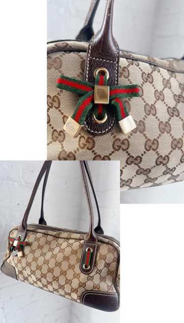 authentic Gucci princy canvas bag