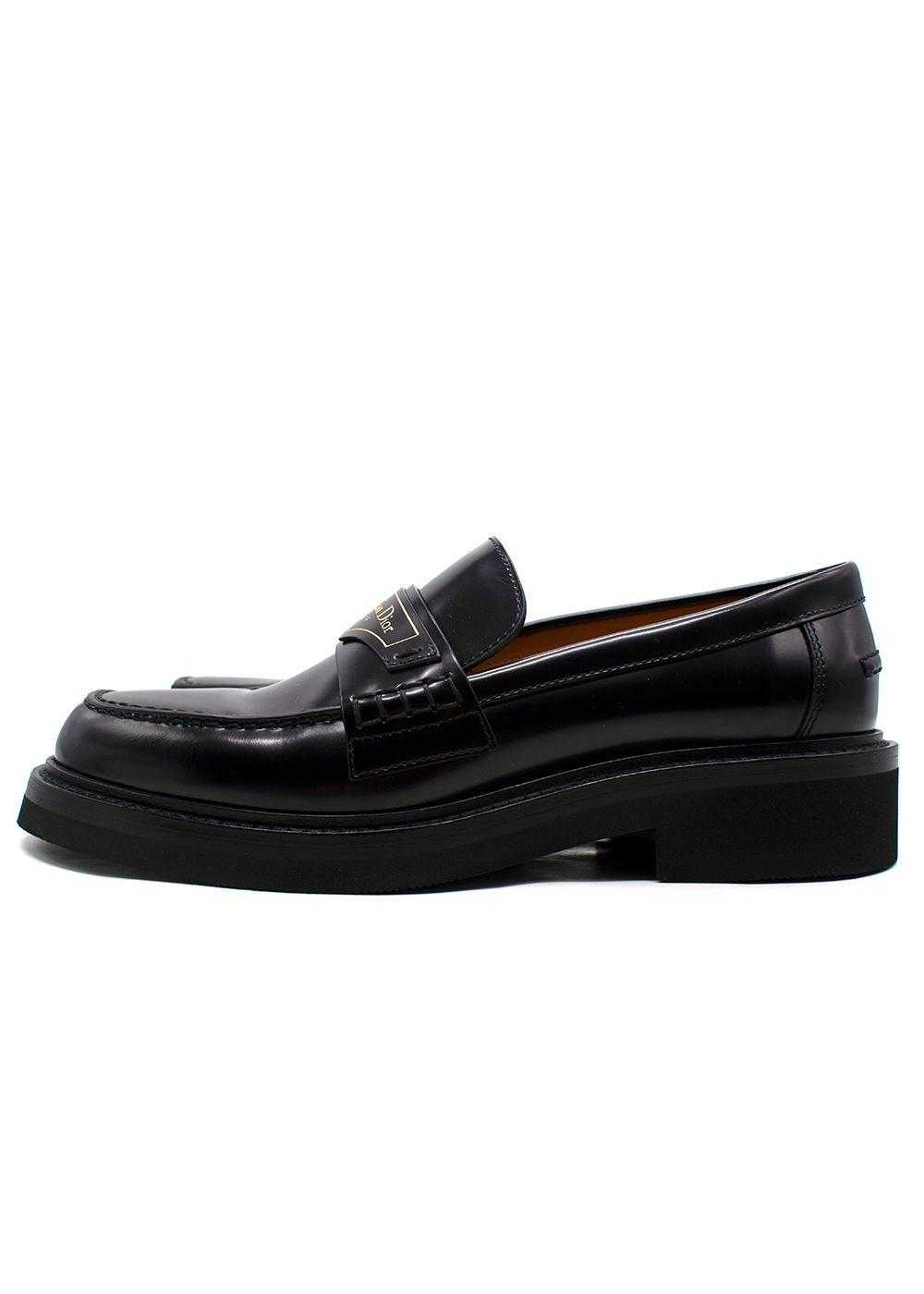 Managed by hewi Dior Black 'Boy' Leather Loafers - image 2