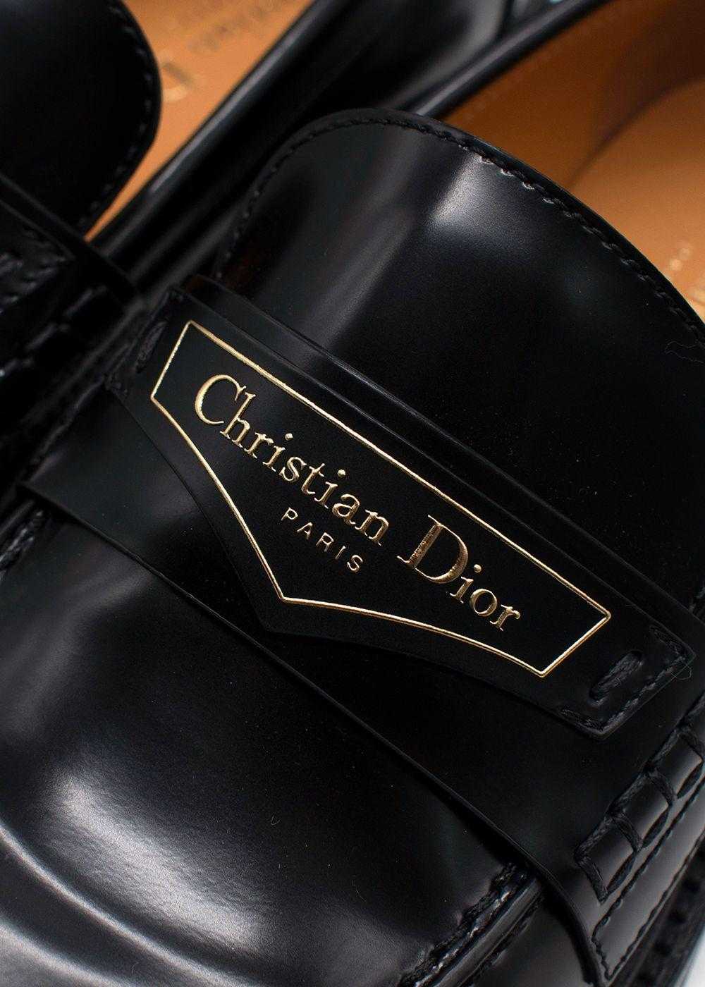 Managed by hewi Dior Black 'Boy' Leather Loafers - image 7