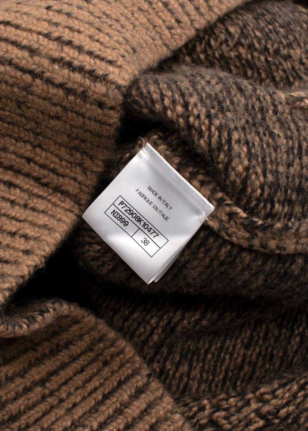 Managed by hewi Chanel Caramel Chunky Wool Knit C… - image 6