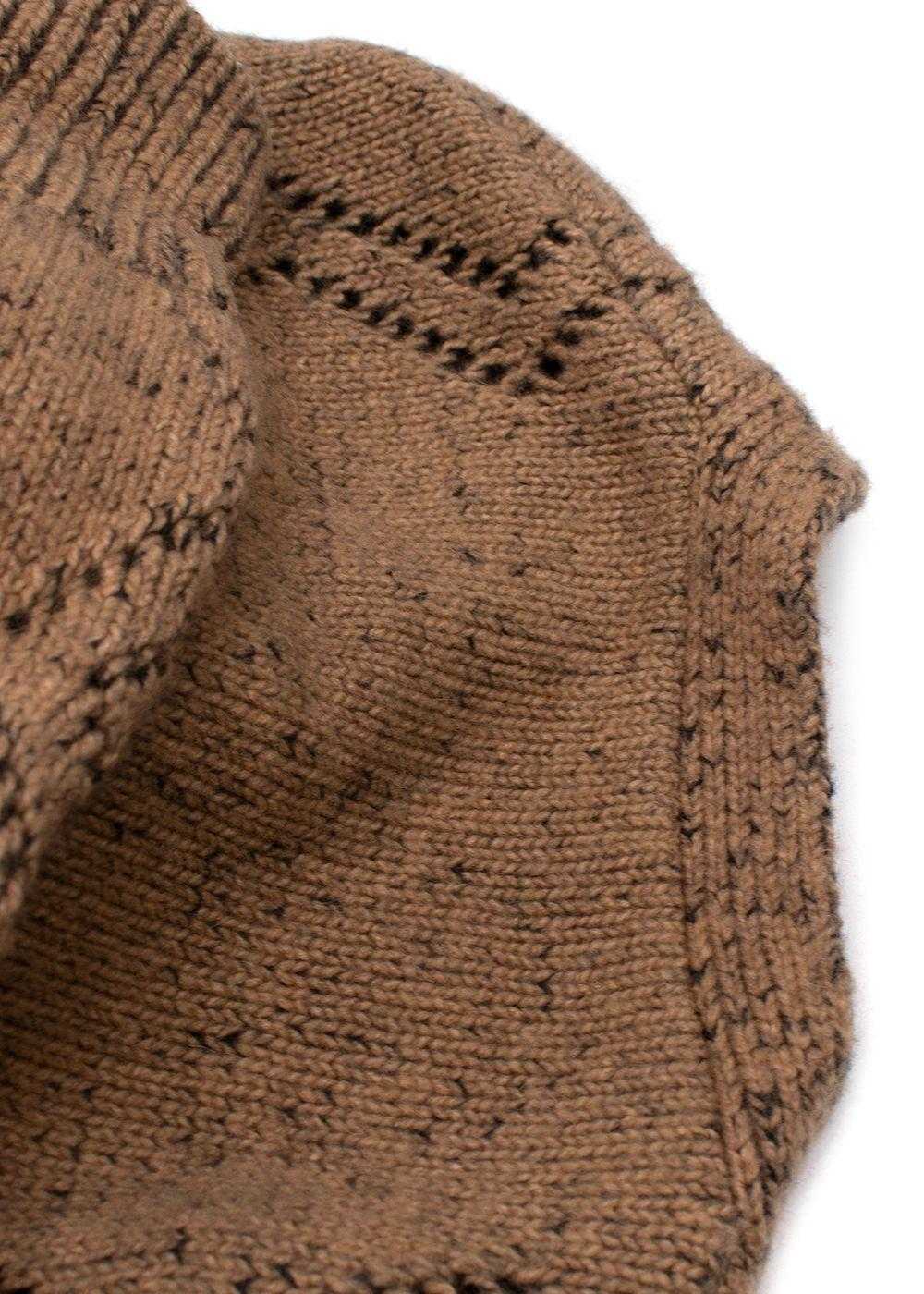 Managed by hewi Chanel Caramel Chunky Wool Knit C… - image 7