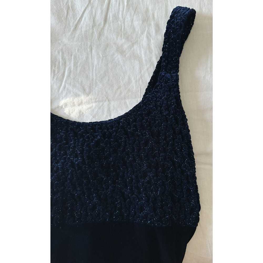 Vintage Velvet Mini A Fortiori Size Medium Blue - image 5