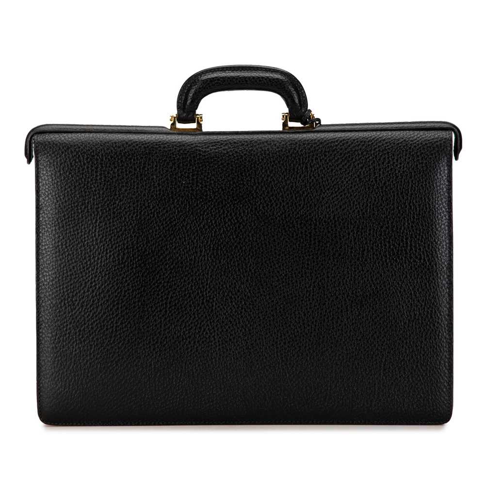 Product Details Black Calfskin Leather Anagram Bu… - image 3