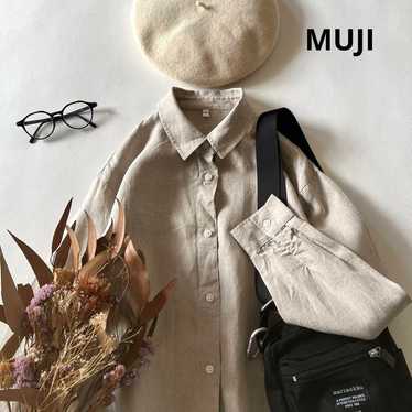 MUJI Linen 100 Shirt Dress - image 1