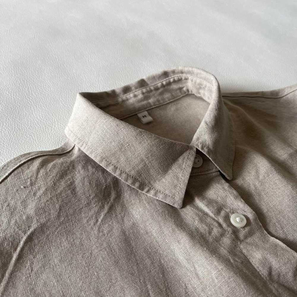 MUJI Linen 100 Shirt Dress - image 2