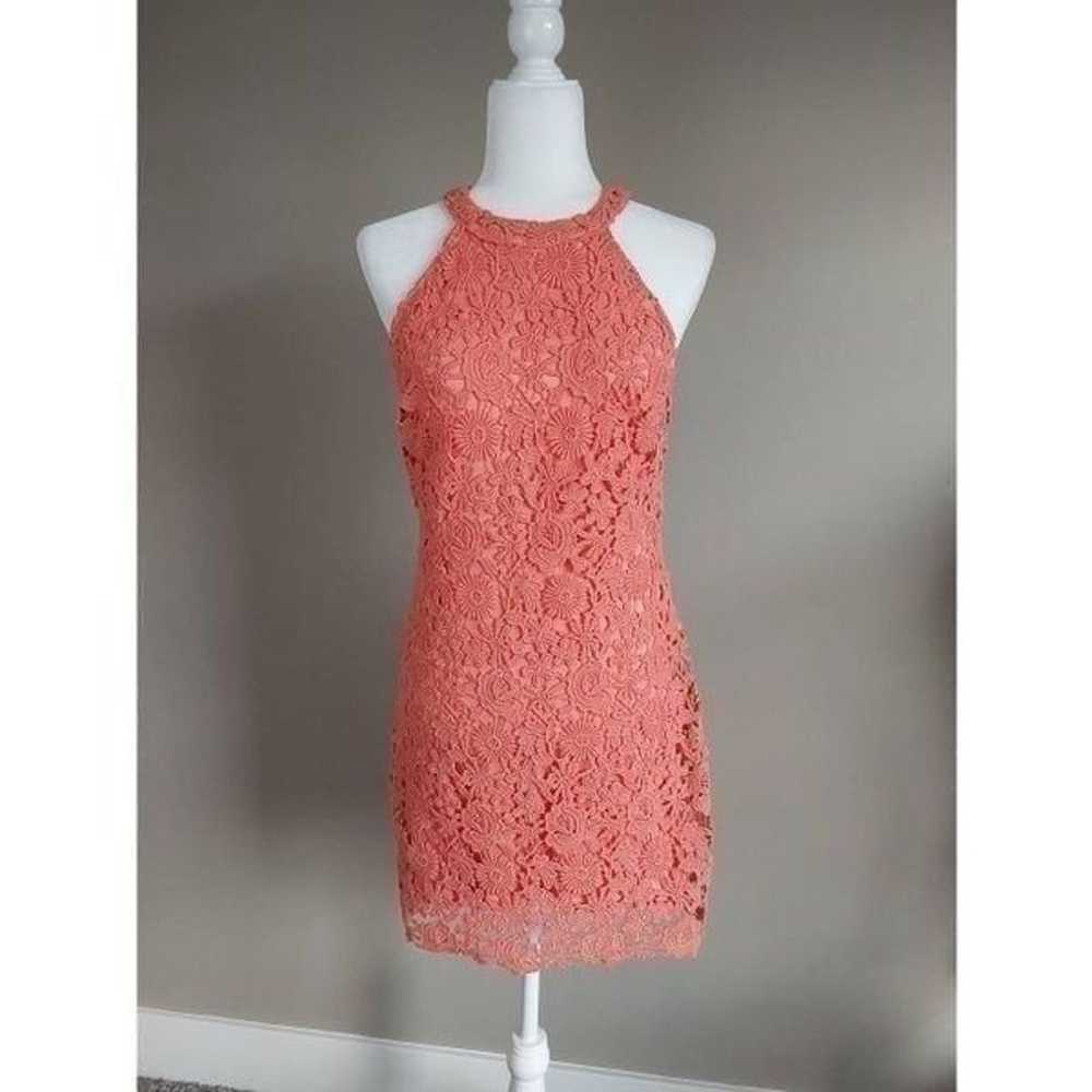 Lulu's Love Poem Mini Coral Sz L Crochet Lace - image 1