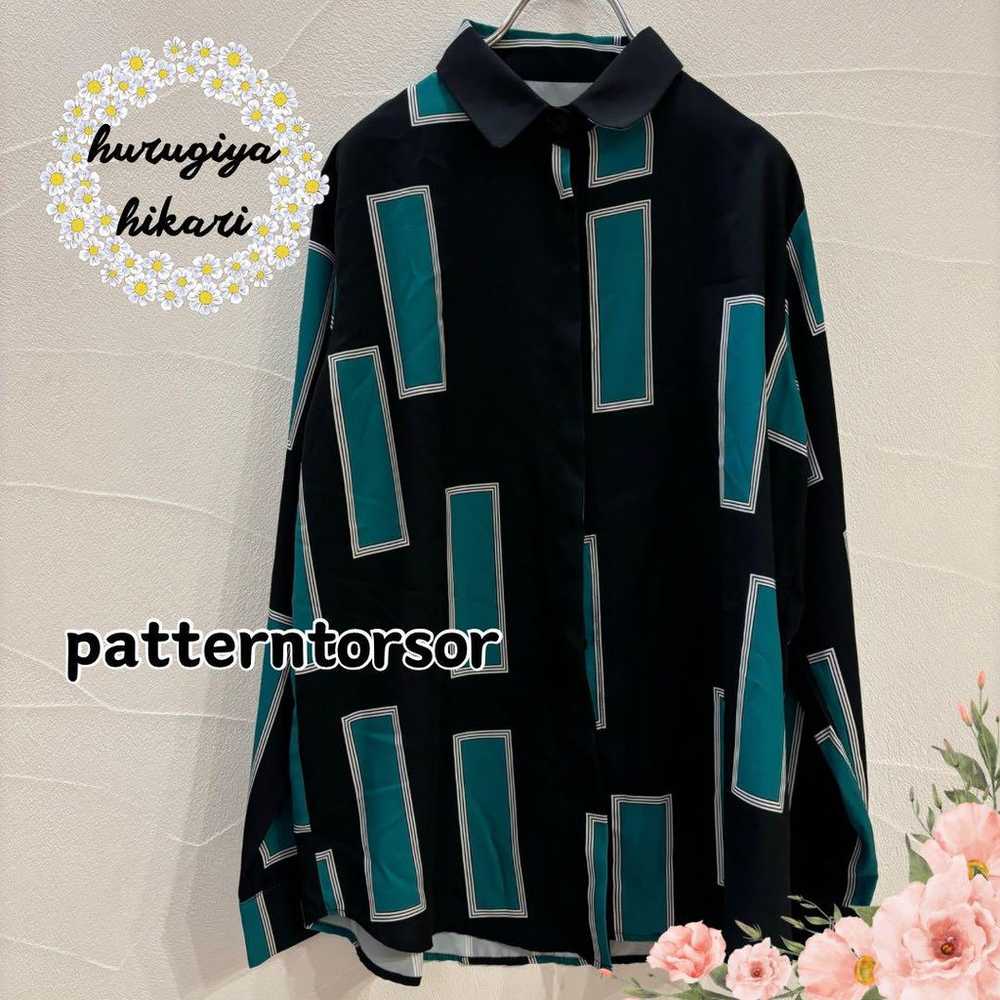 Pattern torso Women's Shirt Long Sleeve Autumn Pa… - image 1