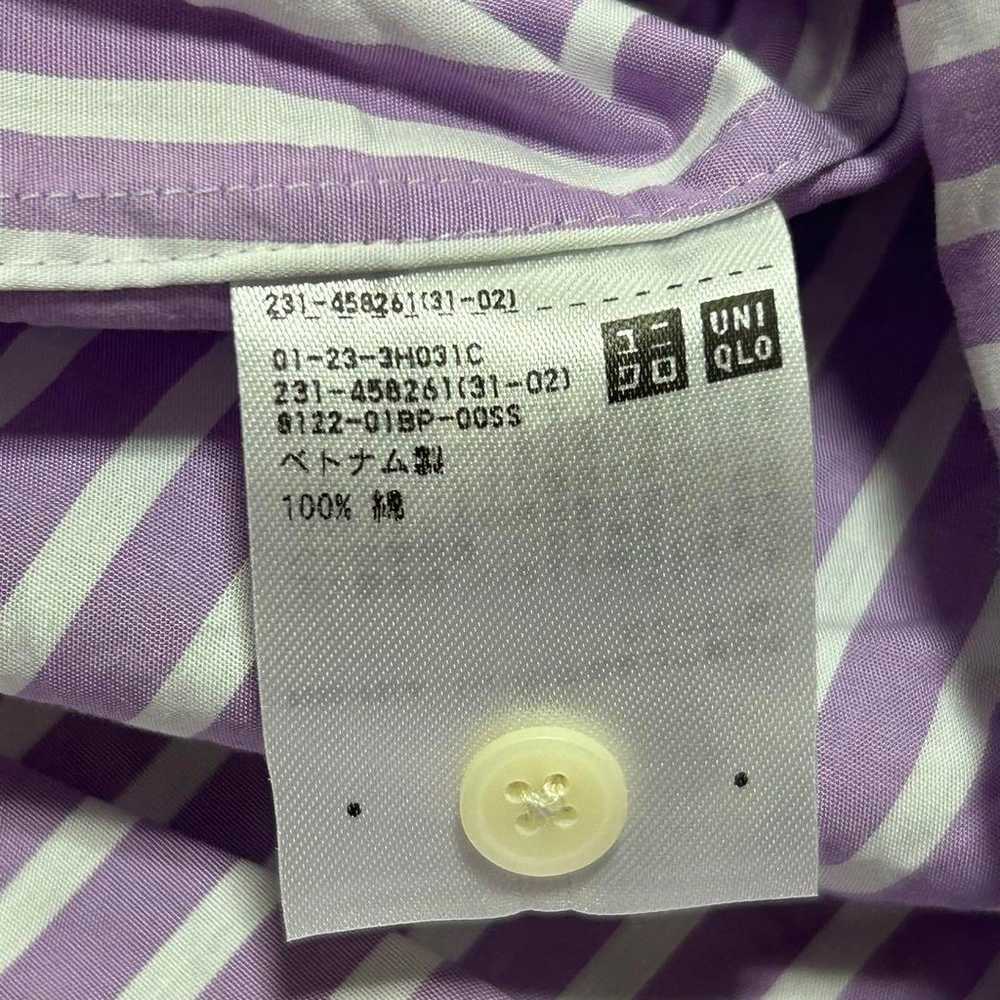 【UNIQLO UNIQLO】Cotton Striped Shirt (M) Loose Fit… - image 5