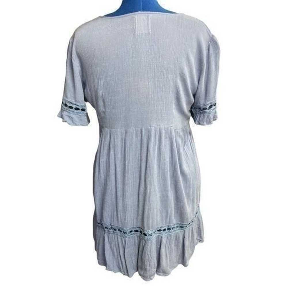 WILD BLUE SADIE ROBERTSON Blue Dress Size Large R… - image 3