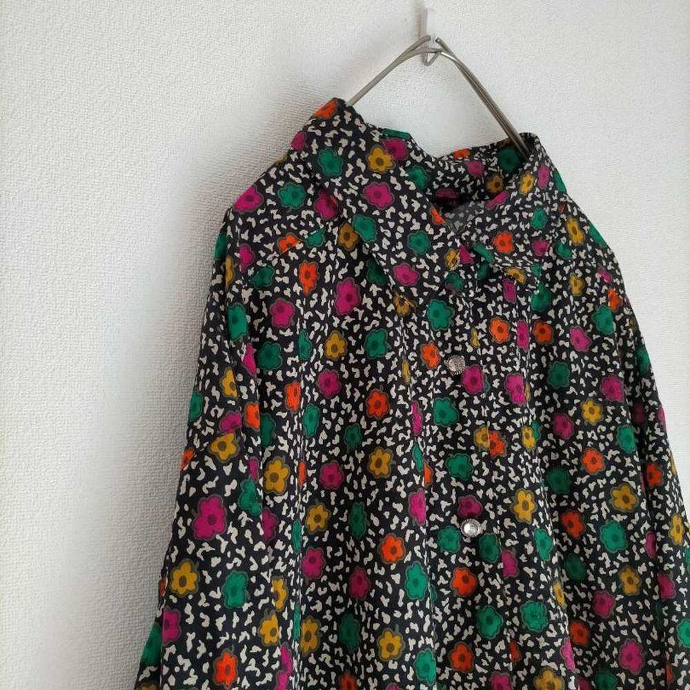 Vintage flower pattern blouse. - image 3